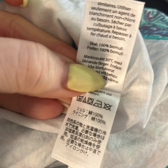 Vineyard Vines Paisley Romper Embroidered Pull-On Button Front Tie Waist Tassel - Picture 11 of 12